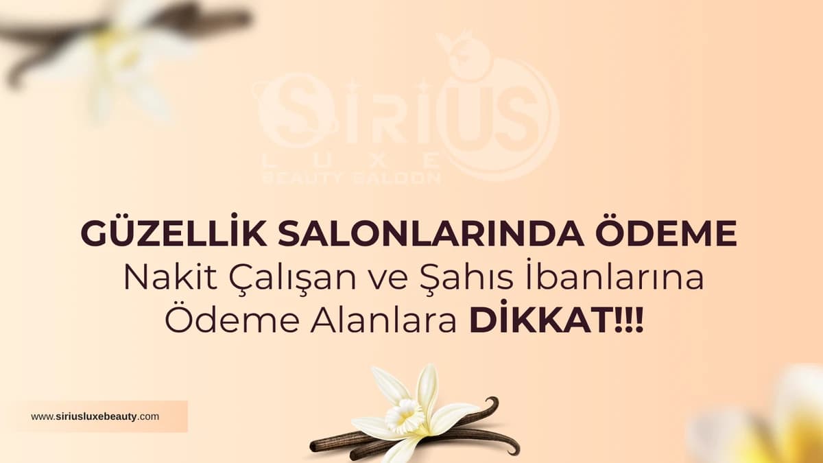 Güzellik salonunda kredi kartı ve kayıtlı ödeme