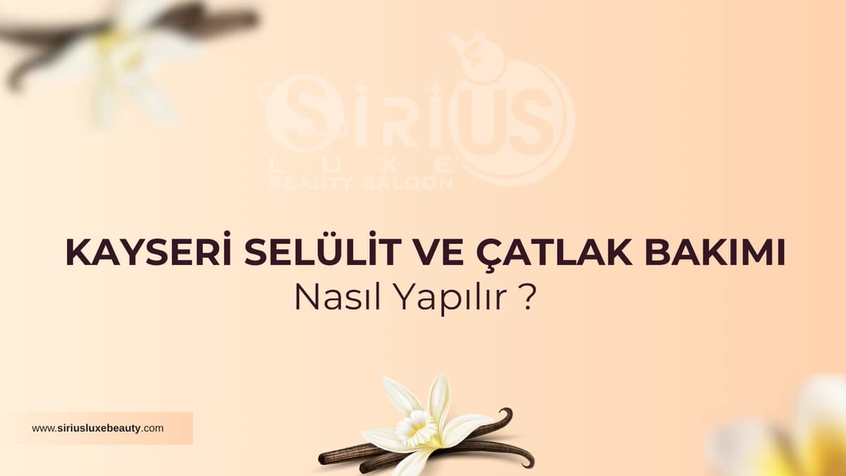 Kayseri selülit ve çatlak bakımı cihazları