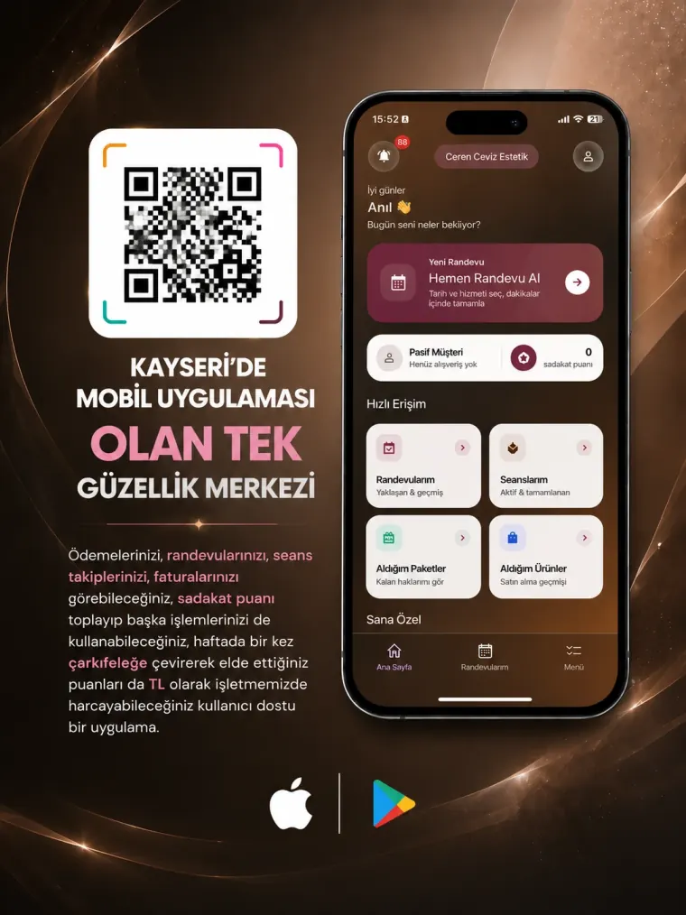 Sirius Luxe Beauty Saloon mobil uygulaması